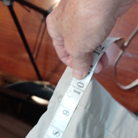 Mens US Polo Tan Cotton Cuffed Belted Shorts NWT 42 / 22 L - Picture 7 of 9